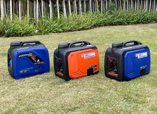 Gerador de energia silencioso de baixo ruído 2kw inversor portátil gerador 62db
