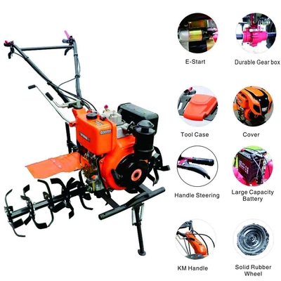 Modelo 300mm do motor de GT1050D Mini Power Gear Tiller Diesel RS178