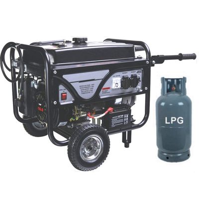 Gás elétrico portátil 68db quieto do NG do gás do LPG do grupo de gerador do combustível 2.2KVA duplo