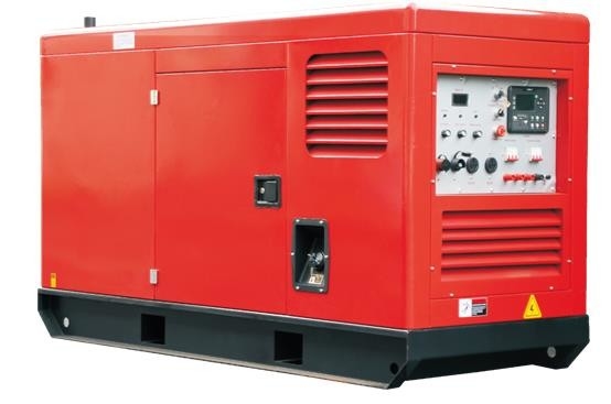 3 começo elétrico de solda diesel silencioso do painel de controle DC12V do LCD do gerador da fase 400A