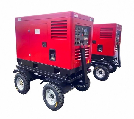 3 começo elétrico de solda diesel silencioso do painel de controle DC12V do LCD do gerador da fase 400A