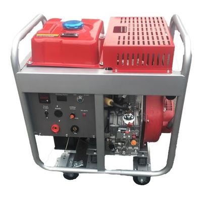 curso diesel de Fouer do cilindro da máquina de soldadura do gerador 250A único forçado - o ar esfriou