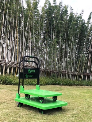 Carrinho de plataforma dobrável SILENT dobrável 180/330kg plataforma de polipropileno