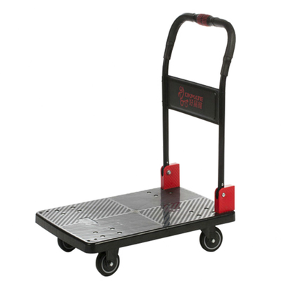 Vista - 330KG o trole de dobramento resistente SILENCIOSO resistente Dolly Cart With Wheels