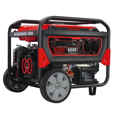 Manual portátil e gasolina elétrica 420cc do gerador 6kw do começo