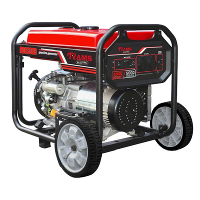 5.0kw deslocamento elétrico portátil do gerador 389cc da gasolina do painel B