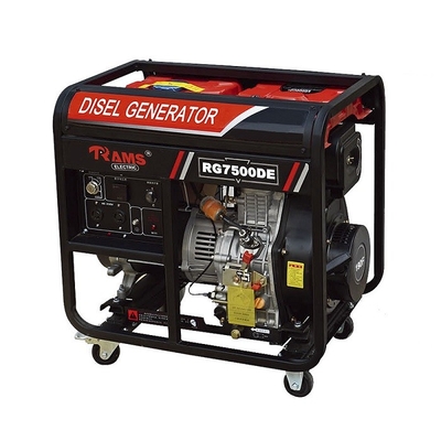 190FD gerador elétrico portátil 60HZ 6kw Genset diesel 120V 220V 240V