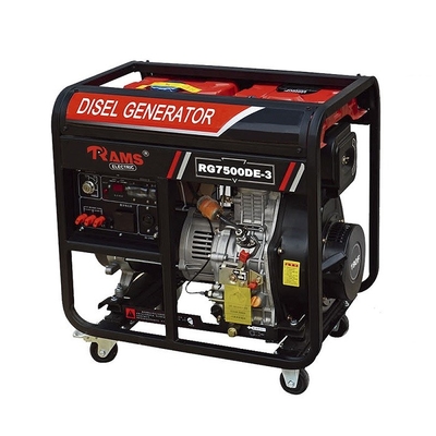 190FD gerador elétrico portátil 60HZ 6kw Genset diesel 120V 220V 240V