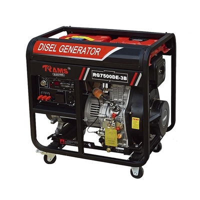 190FD gerador elétrico portátil 60HZ 6kw Genset diesel 120V 220V 240V