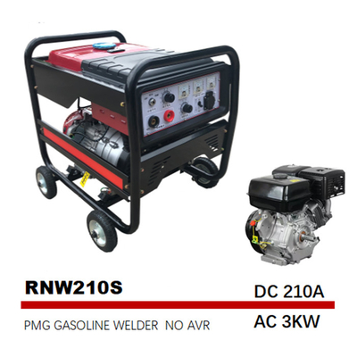210A motor - C.A. conduzida 3kw do ímã permanente da gasolina dos soldadores