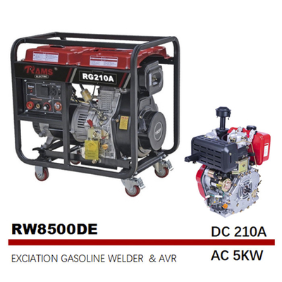 motor de 210A 192F - soldador elétrico conduzido Generator do começo da excitação da máquina de solda