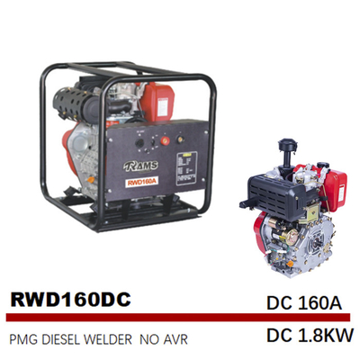 Frequência média do gerador diesel da fase monofásica da C.C. 1.8kw 3.5L