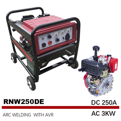 C.A. 3KW 250 da C.C. um soldador do tanque da frequência média 12.5L do gerador da soldadura de arco