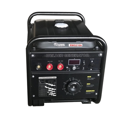 Motor da gasolina 15HP do gerador da soldadura de arco elétrico de RWG210AC 210A